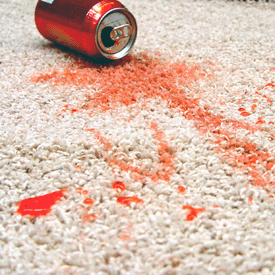 Soda Spilled on Carpet