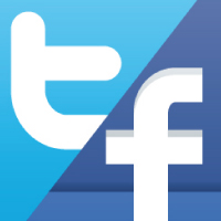 Facebook Twitter Logos